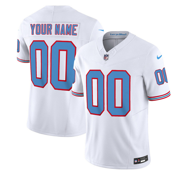 Custom Tennessee Titans Vapor F.U.S.E. Limited Jersey